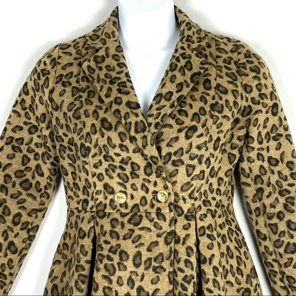 Cashmere & Strawberry Leopard Spot Coat - Large - Picture 3 of 11